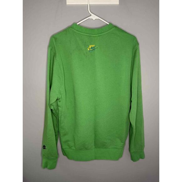 Nike Sportswear French Terry Essentials Crew Neck Sweatshirt Light Green Small - Picture 12 of 15